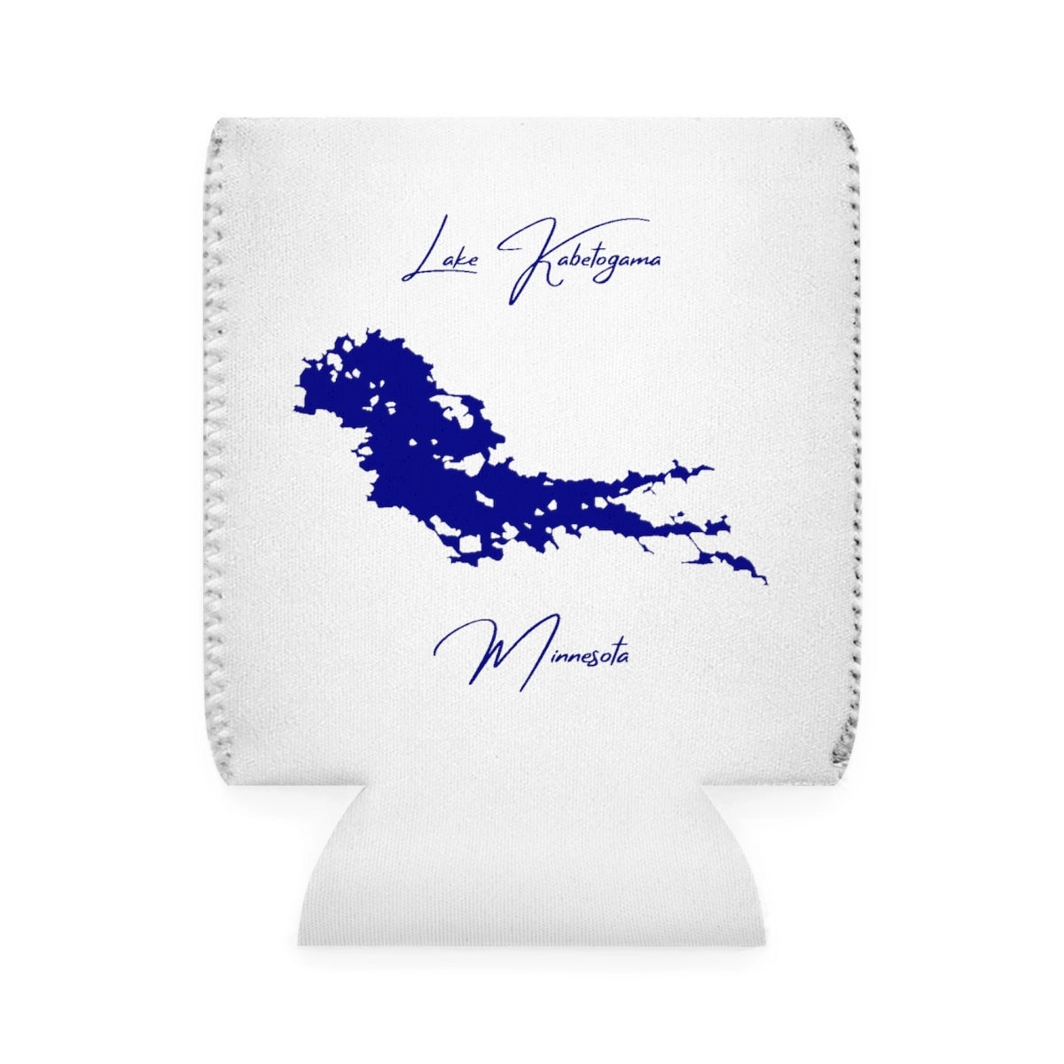Minnesota  Lake  Kabetogama  Can  Koozie  front  position  view  from  front-1  white.webp