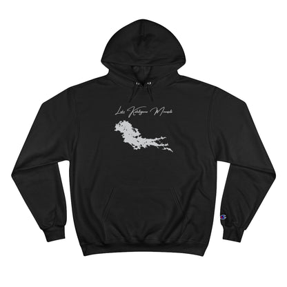 Minnesota  Lake  Kabetogama  Hoodie  front  position  view  from  front  black.webp