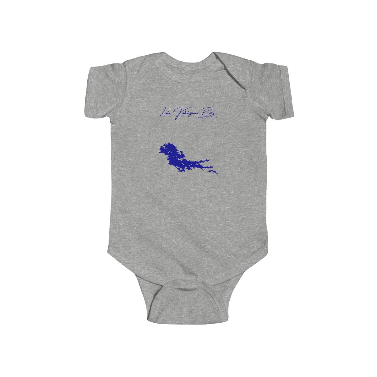 Minnesota  Lake  Kabetogama  Onesie  front  position  view  from  front  heather.webp