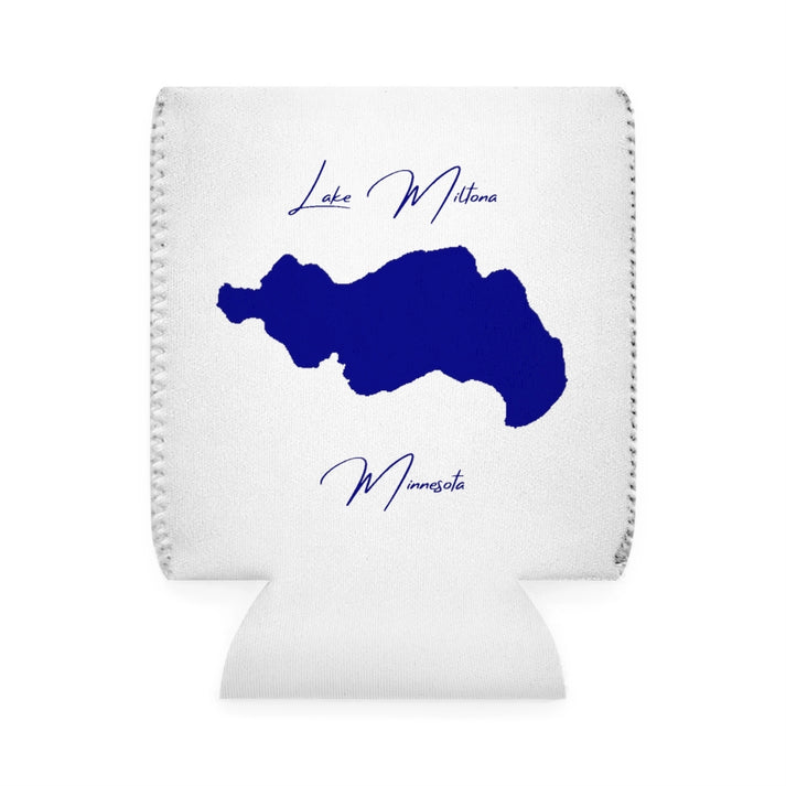 Minnesota  Lake  Miltona  Can  Koozie  front  position  view  from  front-1  white.webp