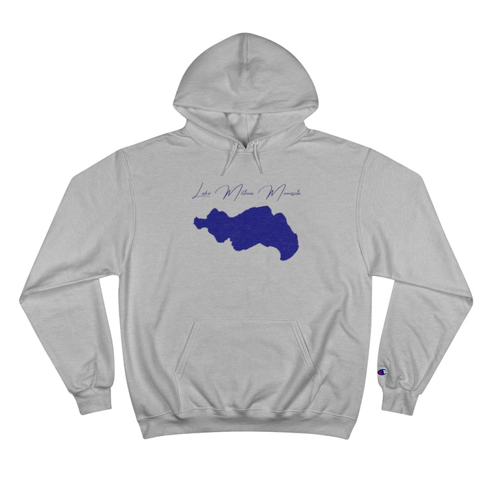 Minnesota  Lake  Miltona  Hoodie  front  position  view  from  front  light  steel.webp