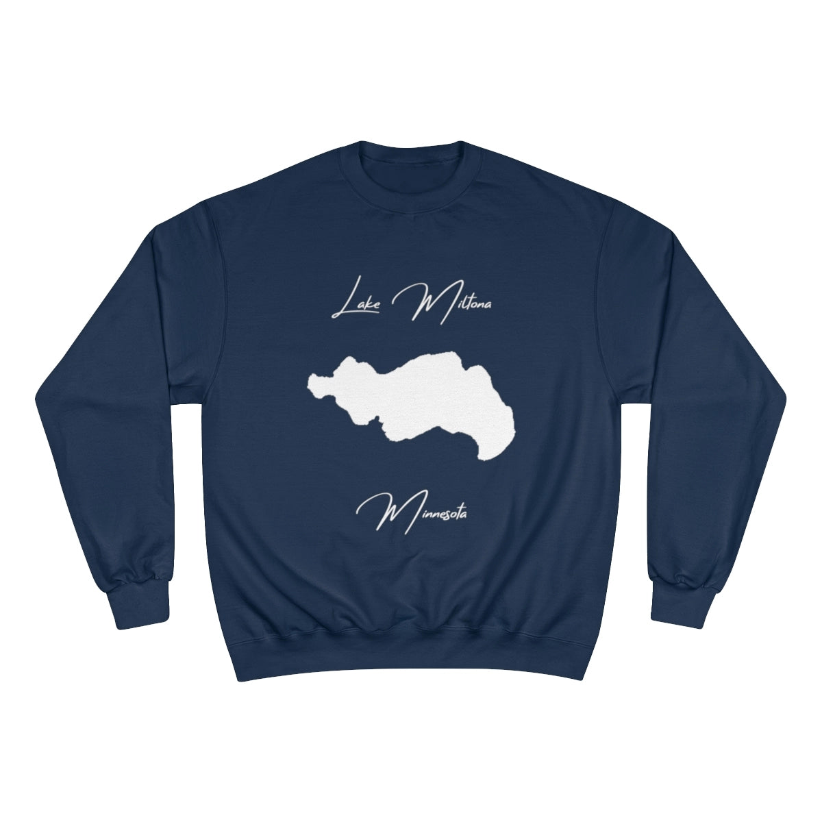 Minnesota  Lake  Miltona  Sweatshirt  front  position  view  from  front  navy.webp