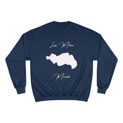 Minnesota  Lake  Miltona  Sweatshirt  front  position  view  from  front  navy.webp