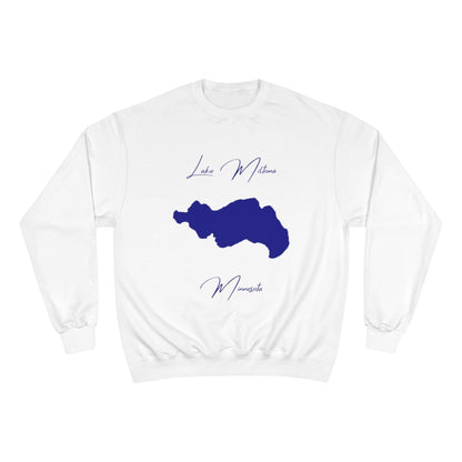 Minnesota  Lake  Miltona  Sweatshirt  front  position  view  from  front  white.webp