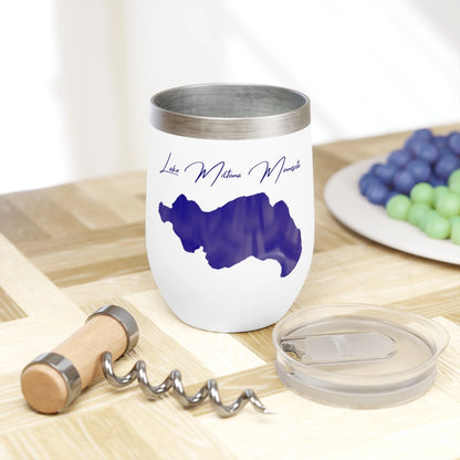 Minnesota  Lake  Miltona  Wine  Tumbler  other  position  view  from  context  white.webp