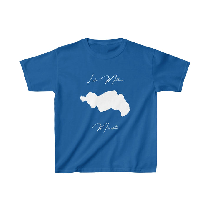 Minnesota  Lake  Miltona  Youth  T-shirt  front  position  view  from  front  royal.webp