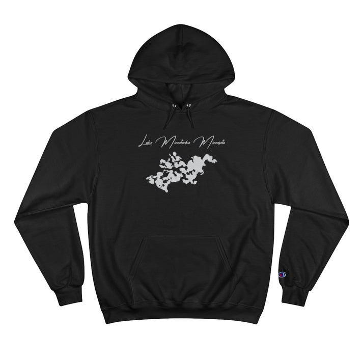 Minnesota  Lake  Minnetonka  Hoodie  front  position  view  from  front  black.webp