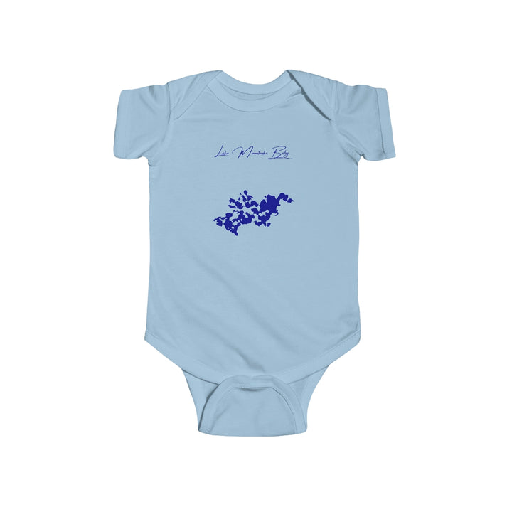 Minnesota  Lake  Minnetonka  Onesie  front  position  view  from  front  light  blue.webp