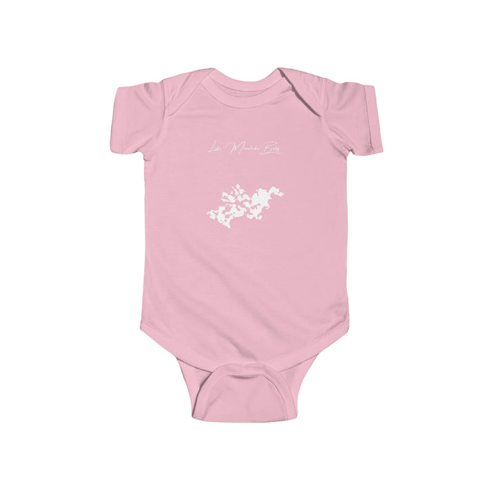 Minnesota  Lake  Minnetonka  Onesie  front  position  view  from  front  pink.webp