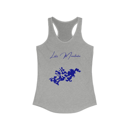 Minnesota  Lake  Minnetonka  Racerback-Tank  front  position  view  from  front  heather  grey.webp