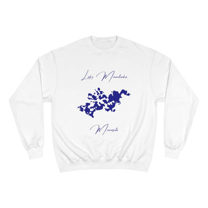 Minnesota  Lake  Minnetonka  Sweatshirt  front  position  view  from  front  white.webp