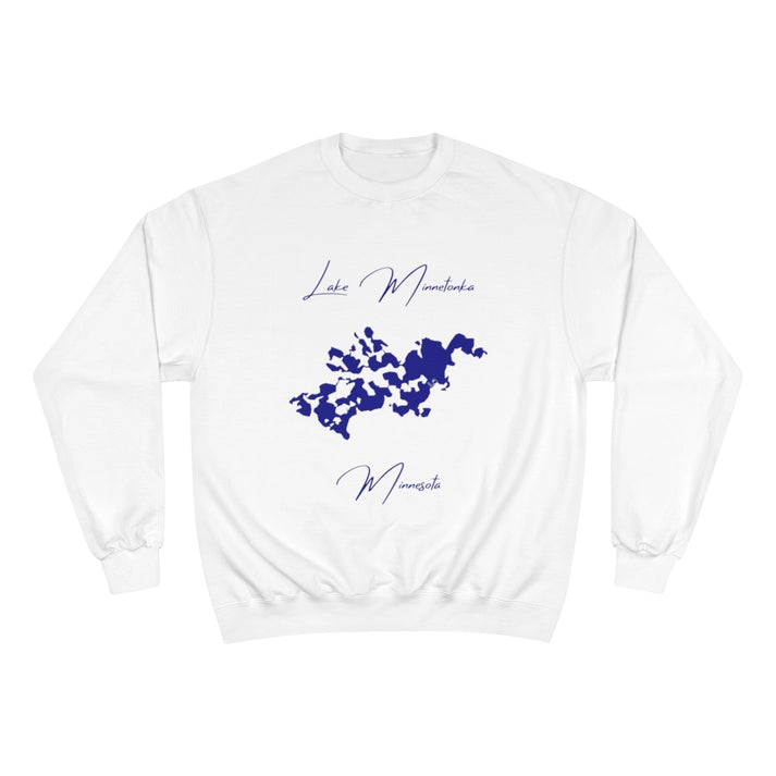 Minnesota  Lake  Minnetonka  Sweatshirt  front  position  view  from  front  white.webp