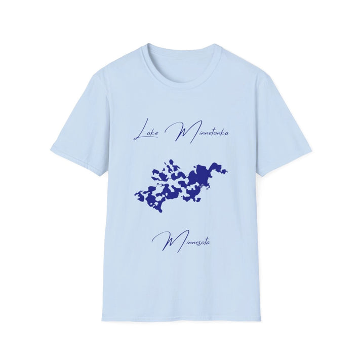 Minnesota  Lake  Minnetonka  T-shirt  front  position  view  from  front  light  blue.webp