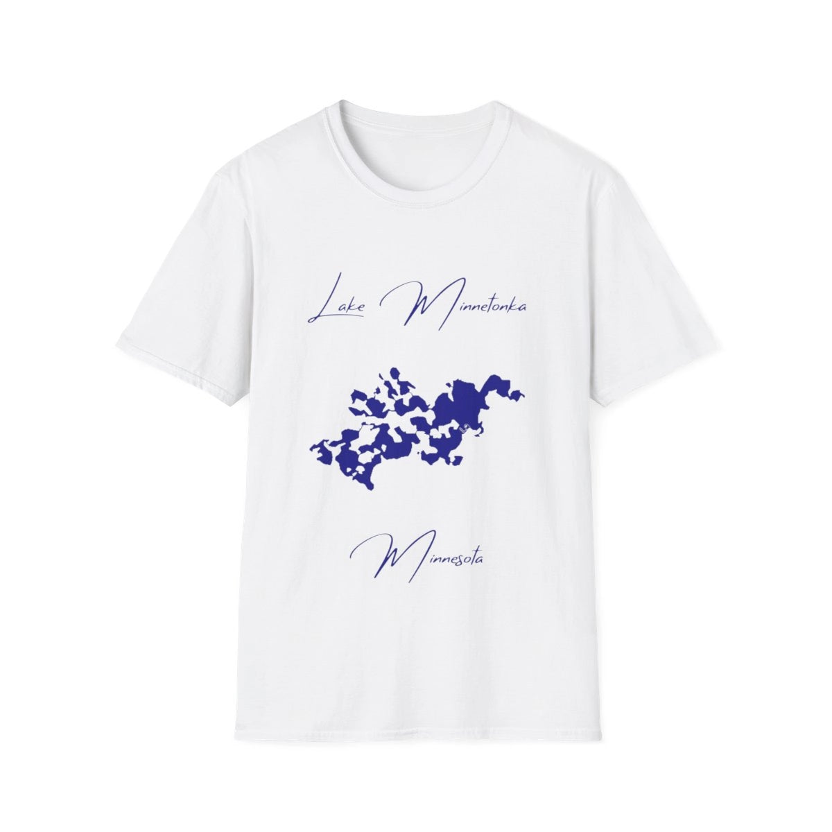 Minnesota  Lake  Minnetonka  T-shirt  front  position  view  from  front  white.webp