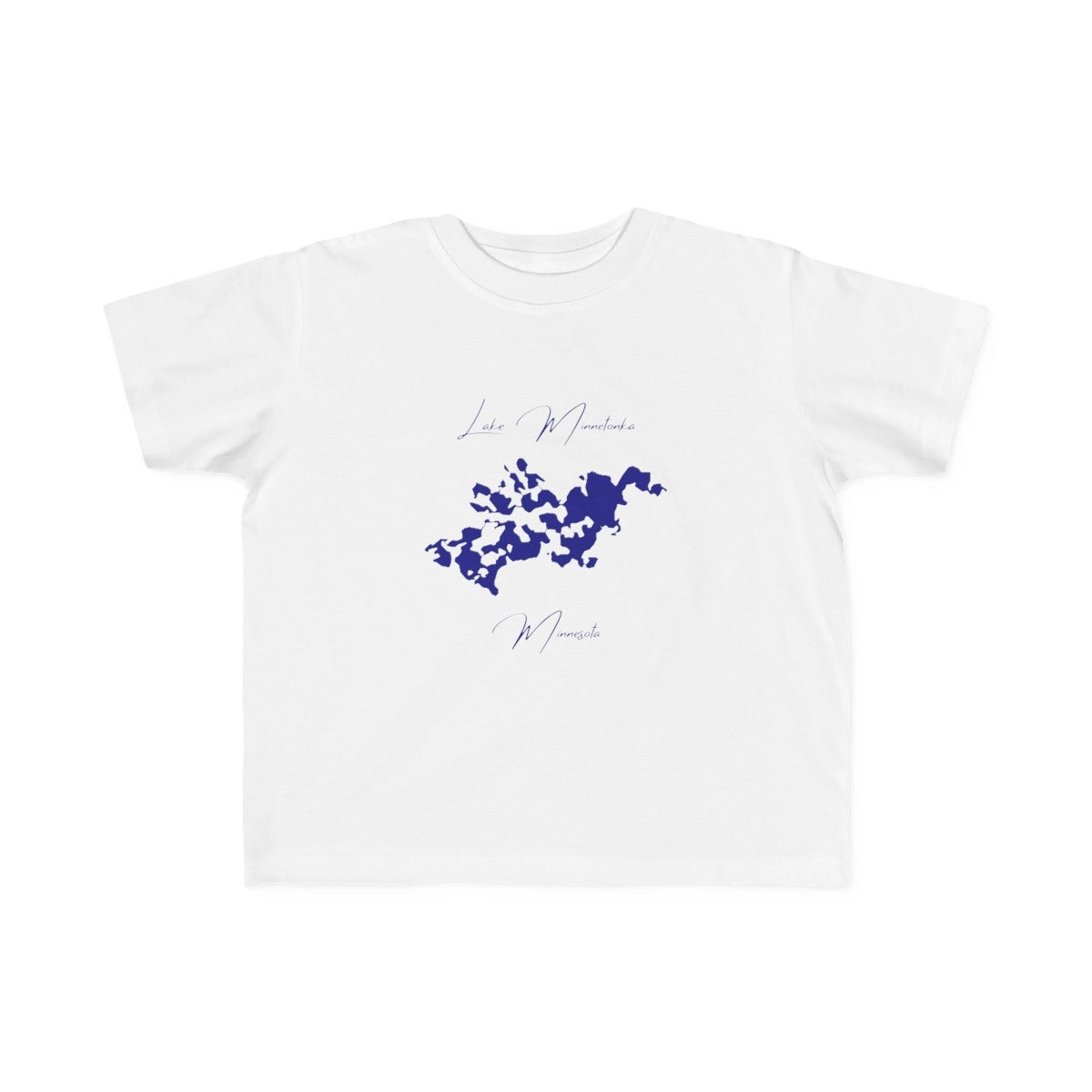 Minnesota  Lake  Minnetonka  Toddler  T-shirt  front  position  view  from  front  white.webp