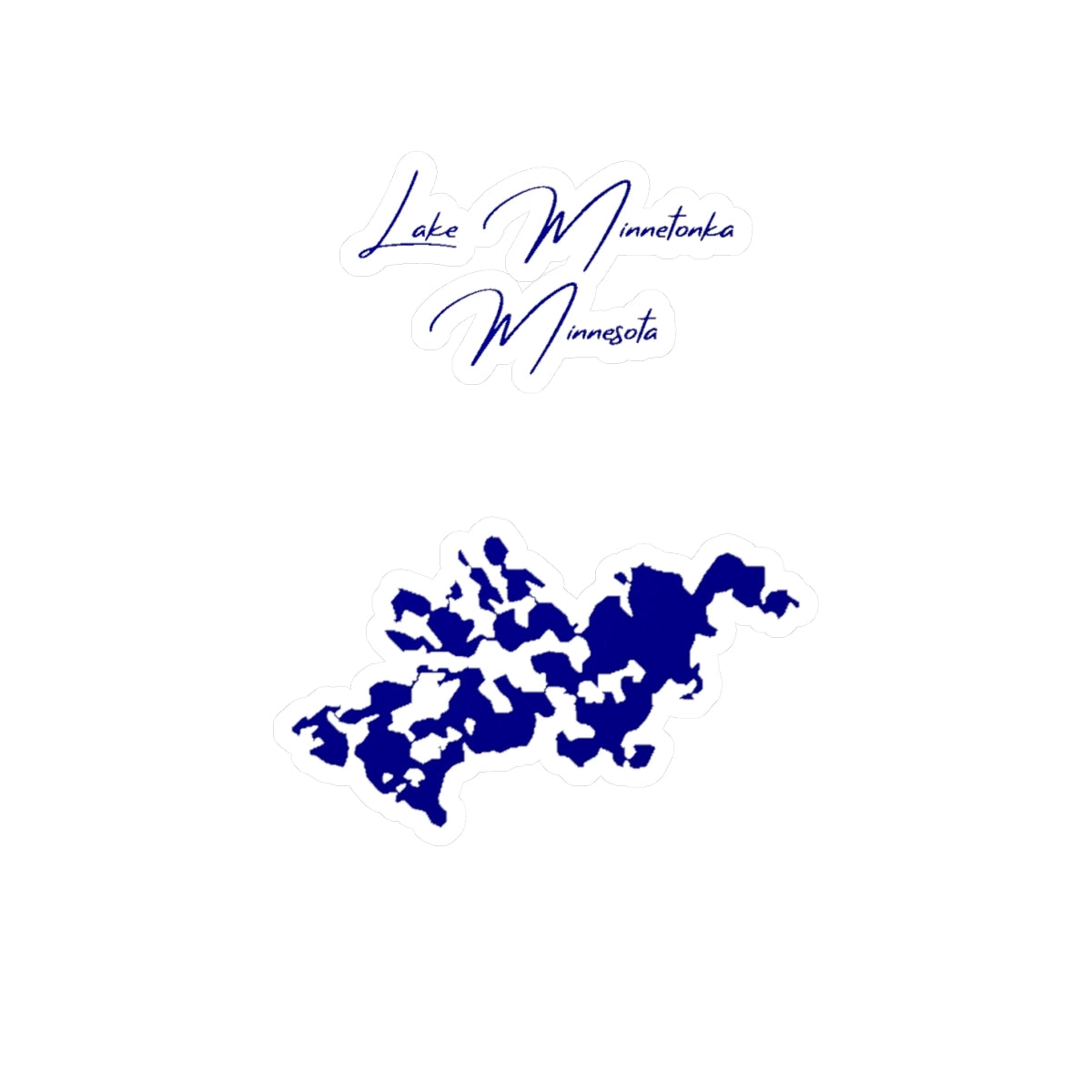Minnesota  Lake  Minnetonka  Vinyl  Decal  other  position  view  from  front  4  x  6.webp