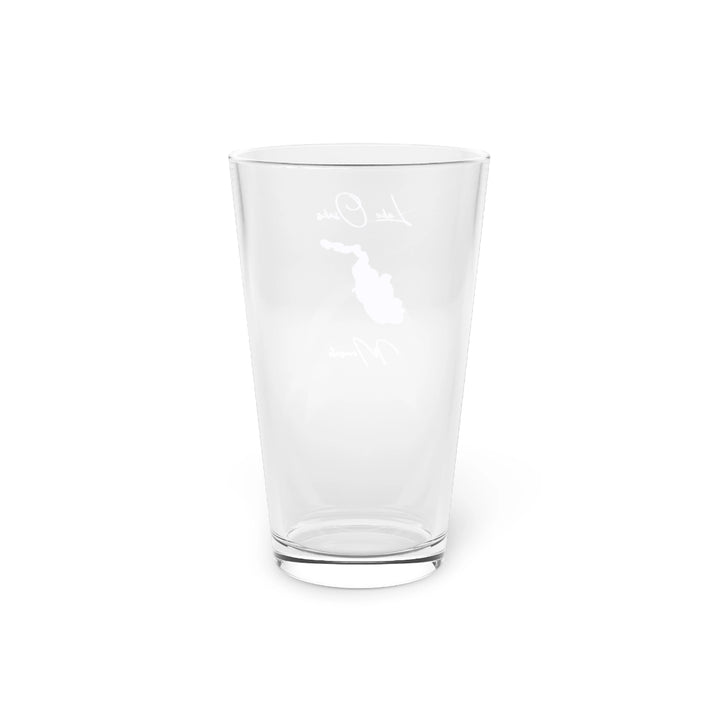 Minnesota  Lake  Osakis  16oz  Pint  Glass  front  position  view  from  back  16oz.webp