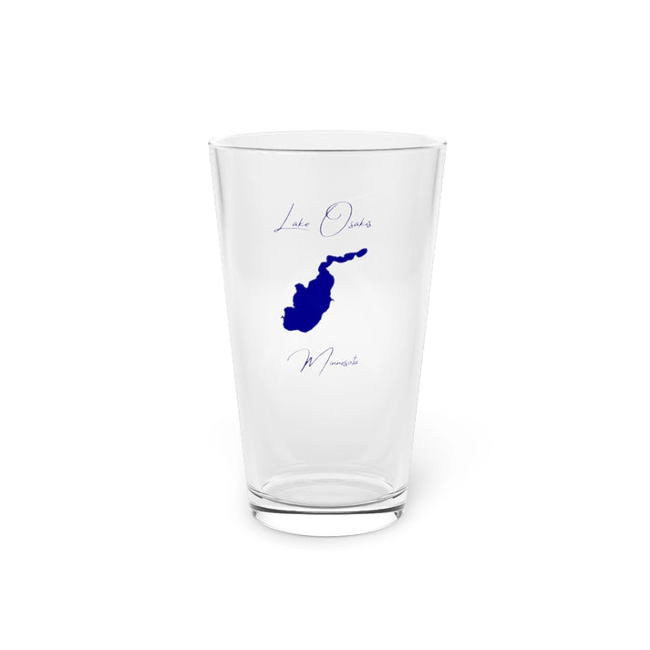 Minnesota  Lake  Osakis  16oz  Pint  Glass  front  position  view  from  front  16oz.webp