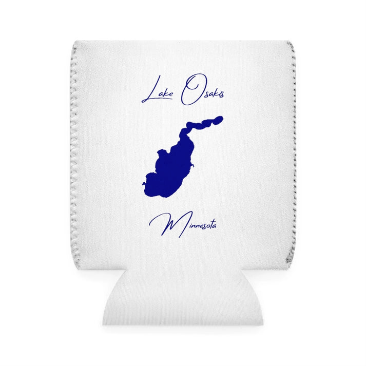 Minnesota  Lake  Osakis  Can  Koozie  front  position  view  from  front-1  white.webp