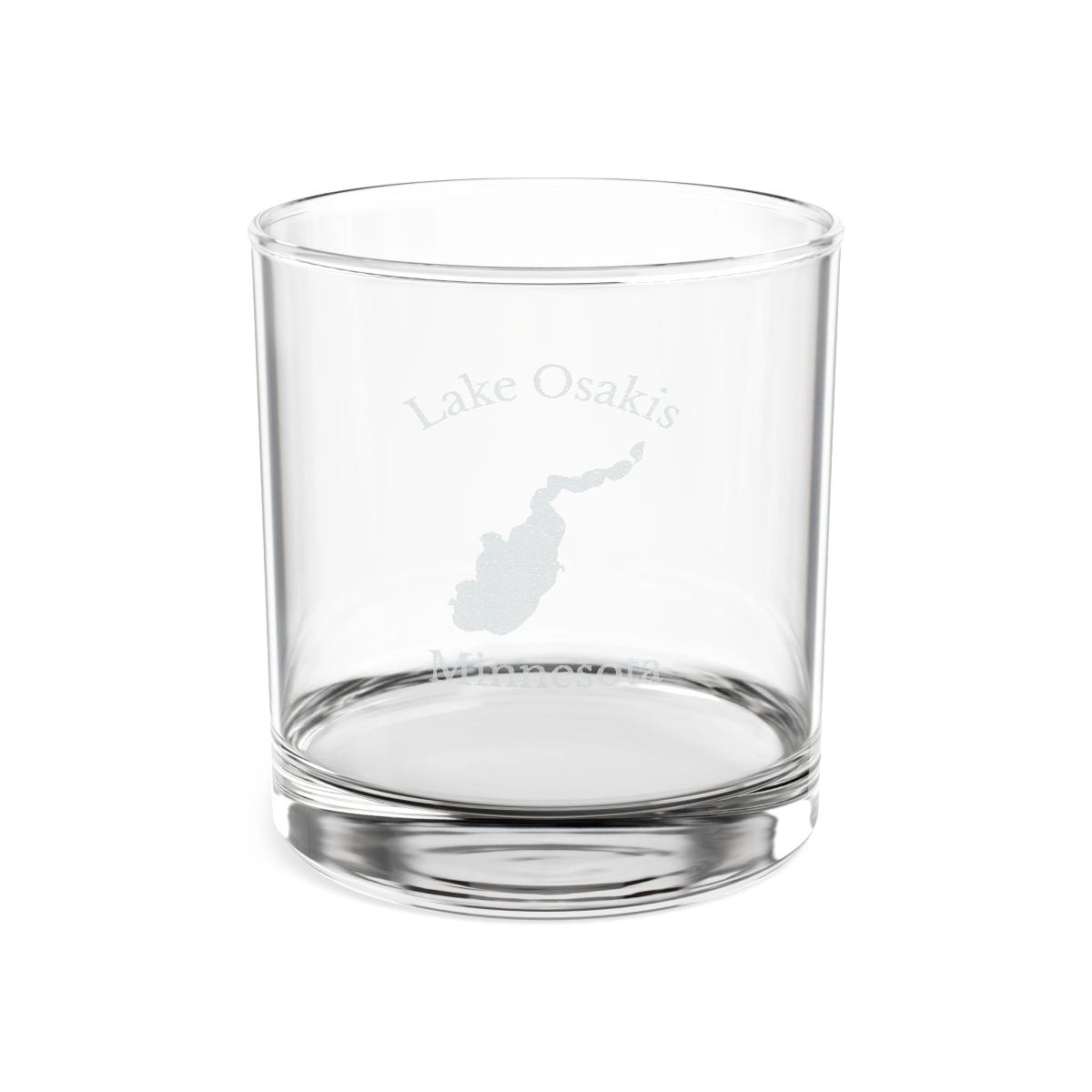 Minnesota  Lake  Osakis  Engraved  Whiskey  Glass  other  position  view  from  front  10.5oz.webp