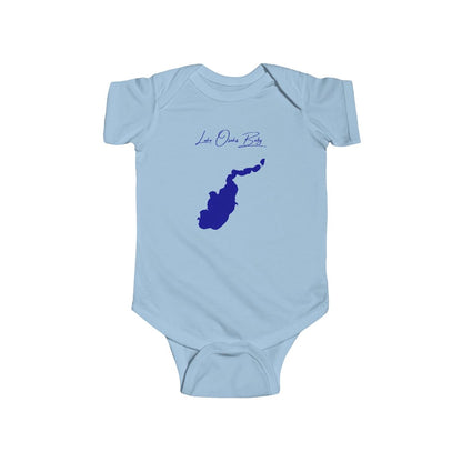 Minnesota  Lake  Osakis  Onesie  front  position  view  from  front  light  blue.webp