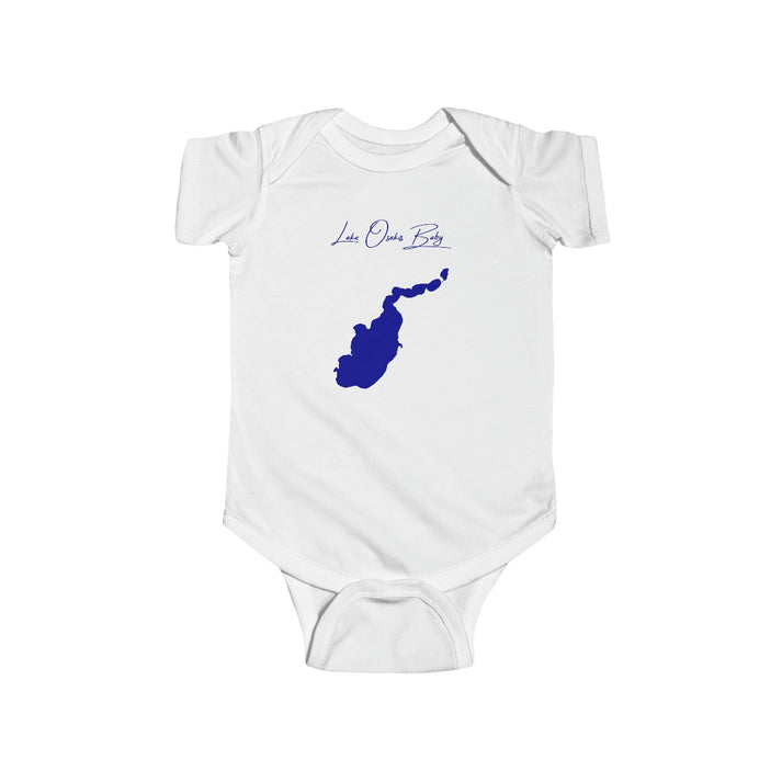 Minnesota  Lake  Osakis  Onesie  front  position  view  from  front  white.webp