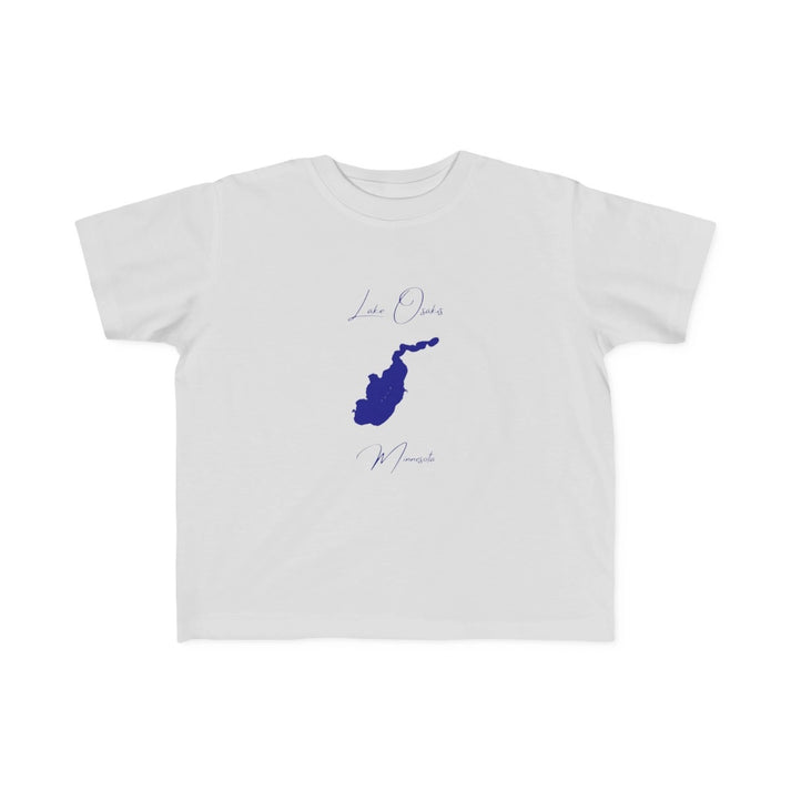 Minnesota  Lake  Osakis  Toddler  T-shirt  front  position  view  from  front  silver.webp