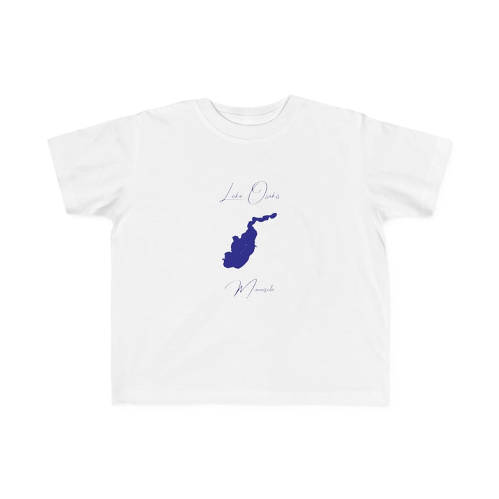 Minnesota  Lake  Osakis  Toddler  T-shirt  front  position  view  from  front  white.webp