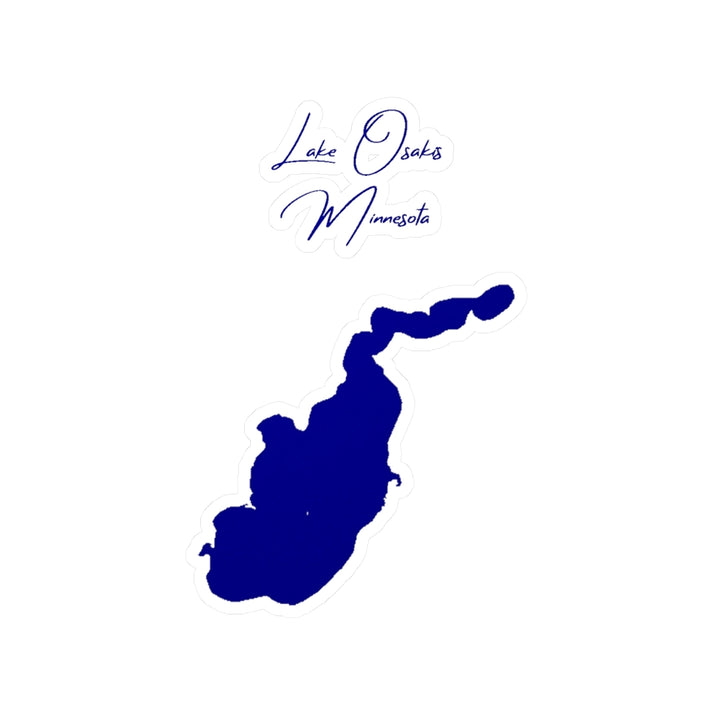Minnesota  Lake  Osakis  Vinyl  Decal  other  position  view  from  front  4  x  6.webp