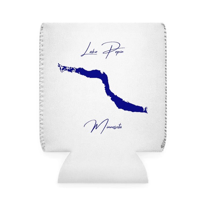 Minnesota  Lake  Pepin  Can  Koozie  front  position  view  from  front-1  white.webp