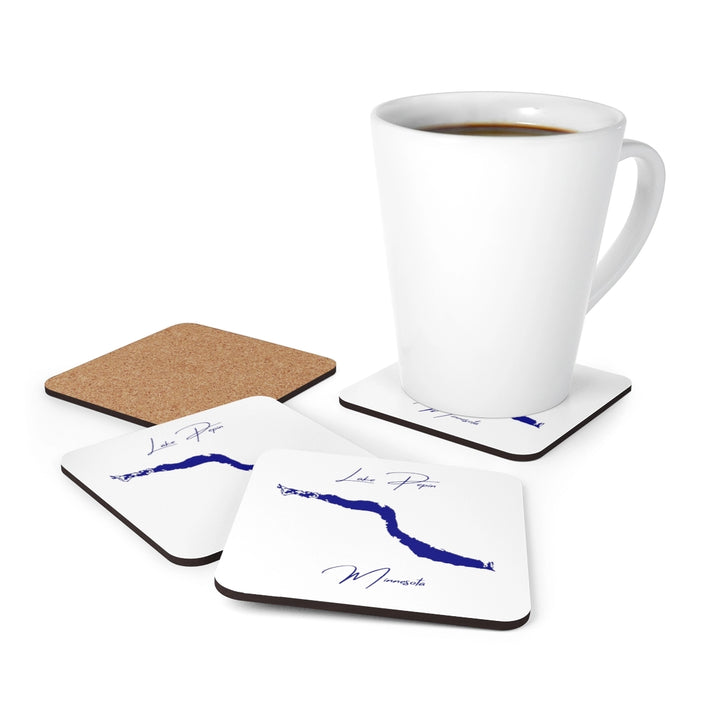 Minnesota  Lake  Pepin  Coaster  Set  front  position  view  from  context-1  3.75  x  3.75.webp