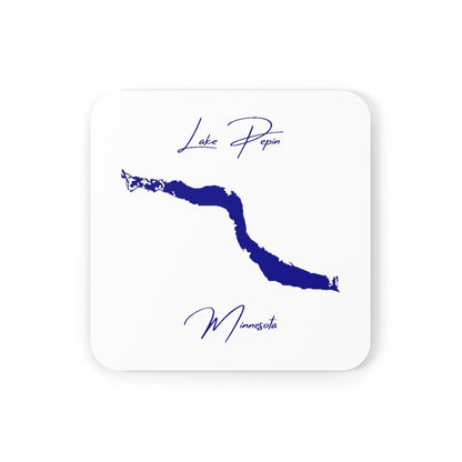 Minnesota  Lake  Pepin  Coaster  Set  front  position  view  from  front  3.75  x  3.75.webp