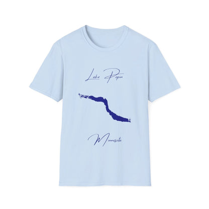 Minnesota  Lake  Pepin  T-shirt  front  position  view  from  front  light  blue.webp