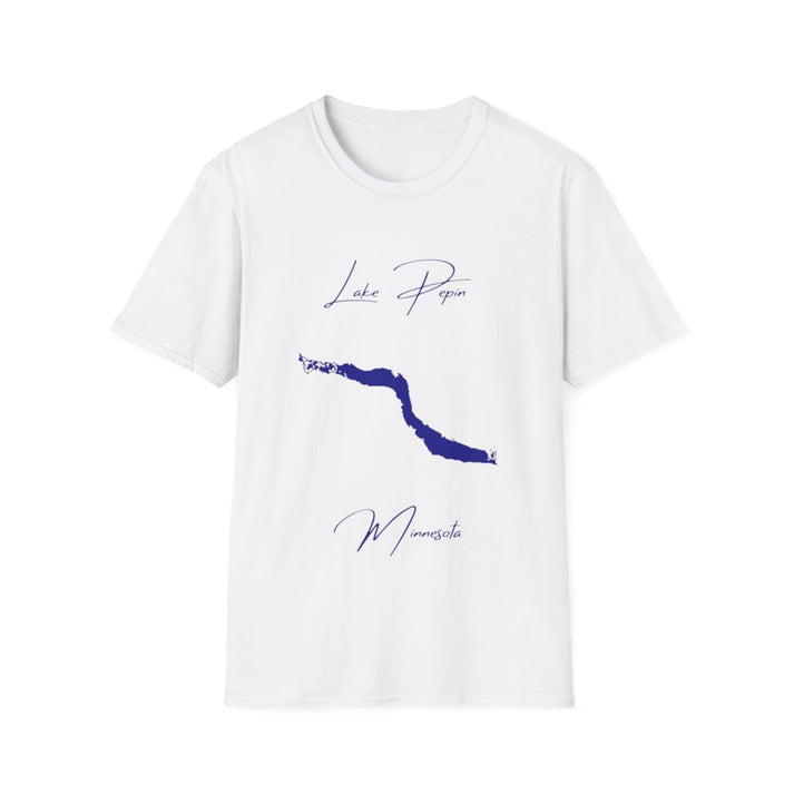 Minnesota  Lake  Pepin  T-shirt  front  position  view  from  front  white.webp