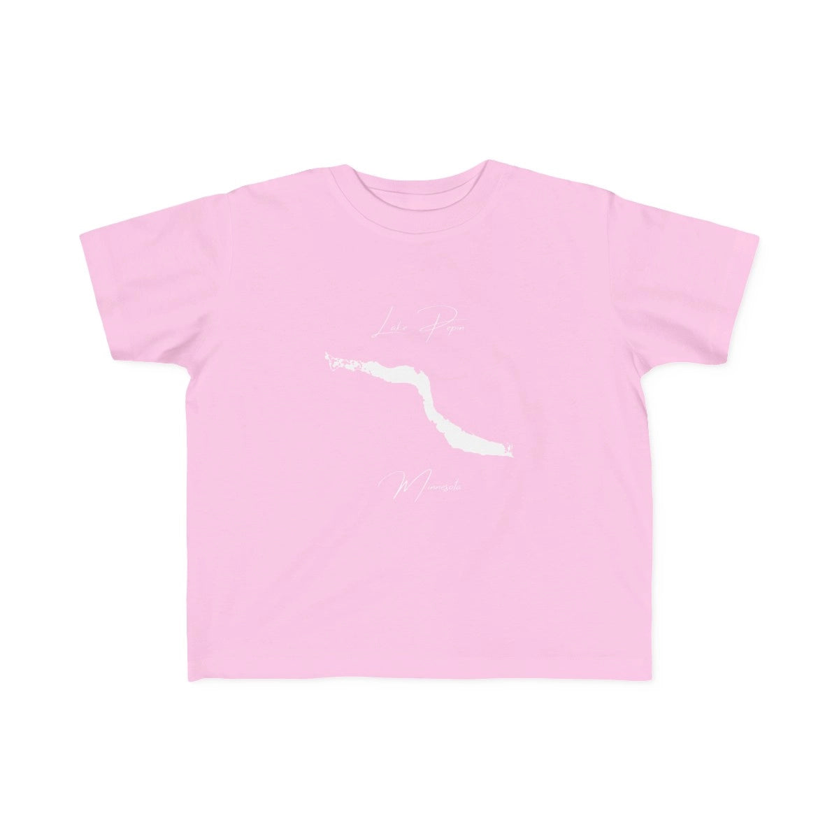 Minnesota  Lake  Pepin  Toddler  T-shirt  front  position  view  from  front  pink.webp