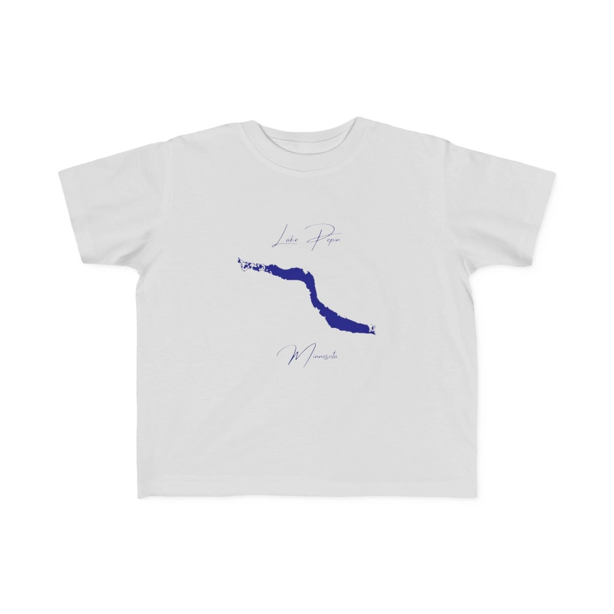 Minnesota  Lake  Pepin  Toddler  T-shirt  front  position  view  from  front  silver.webp