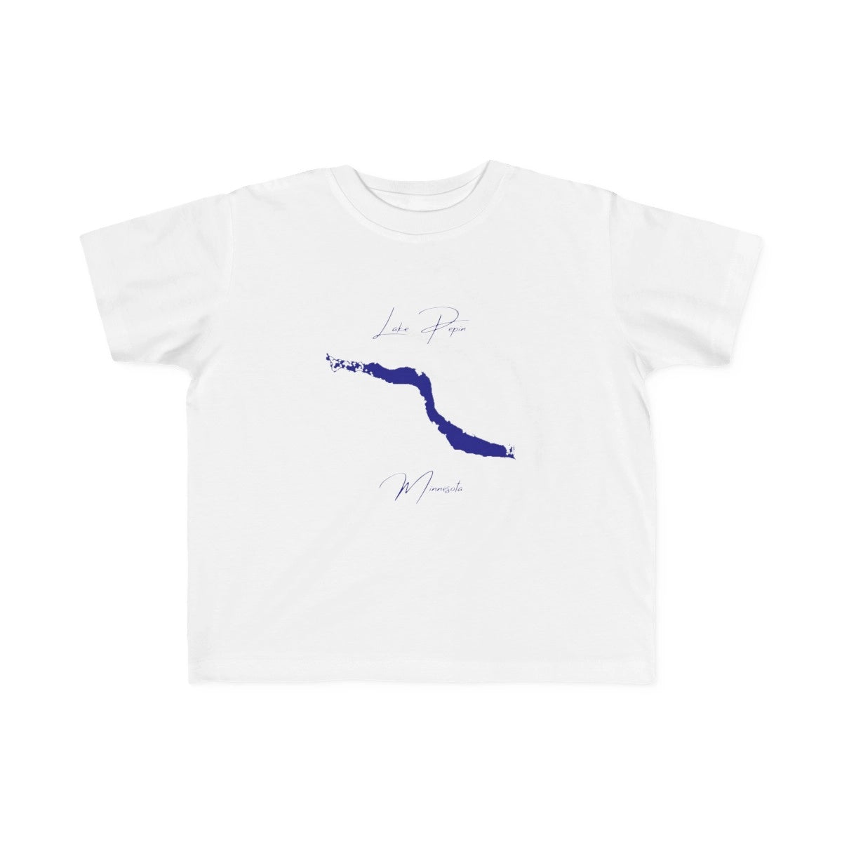 Minnesota  Lake  Pepin  Toddler  T-shirt  front  position  view  from  front  white.webp