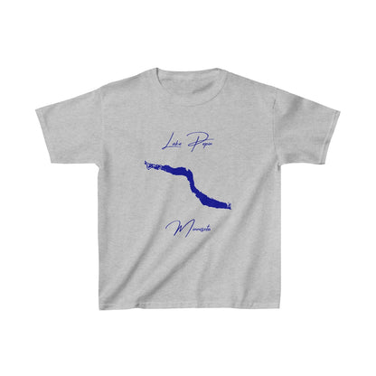 Minnesota  Lake  Pepin  Youth  T-shirt  front  position  view  from  front  sport  grey.webp