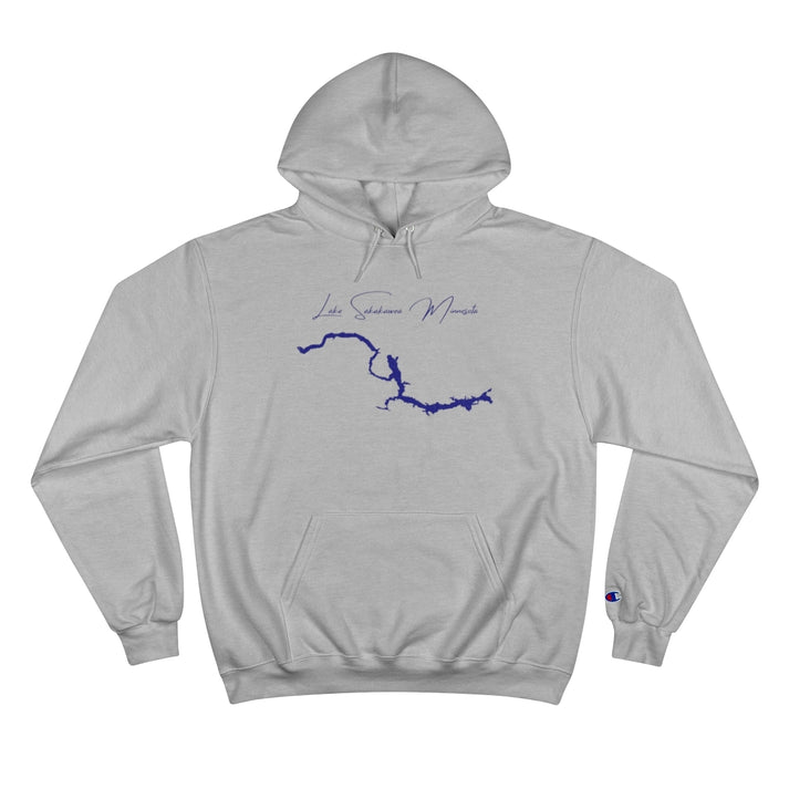 Minnesota  Lake  Sakakawea  Hoodie  front  position  view  from  front  light  steel.webp