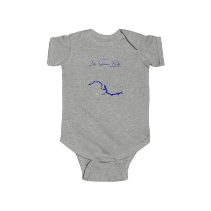Minnesota  Lake  Sakakawea  Onesie  front  position  view  from  front  heather.webp
