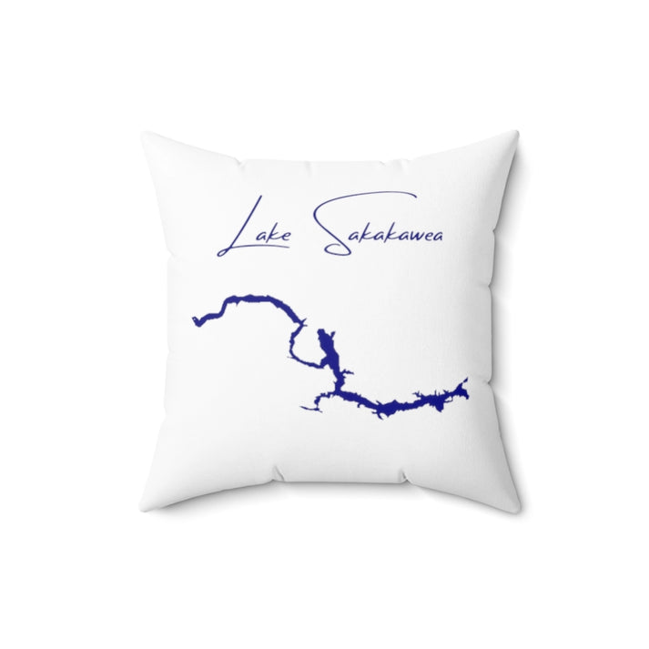 Minnesota  Lake  Sakakawea  Pillow  front  position  view  from  back  16  x  16.webp