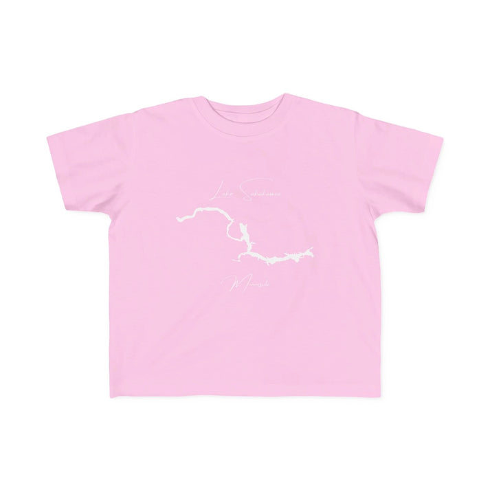 Minnesota  Lake  Sakakawea  Toddler  T-shirt  front  position  view  from  front  pink.webp