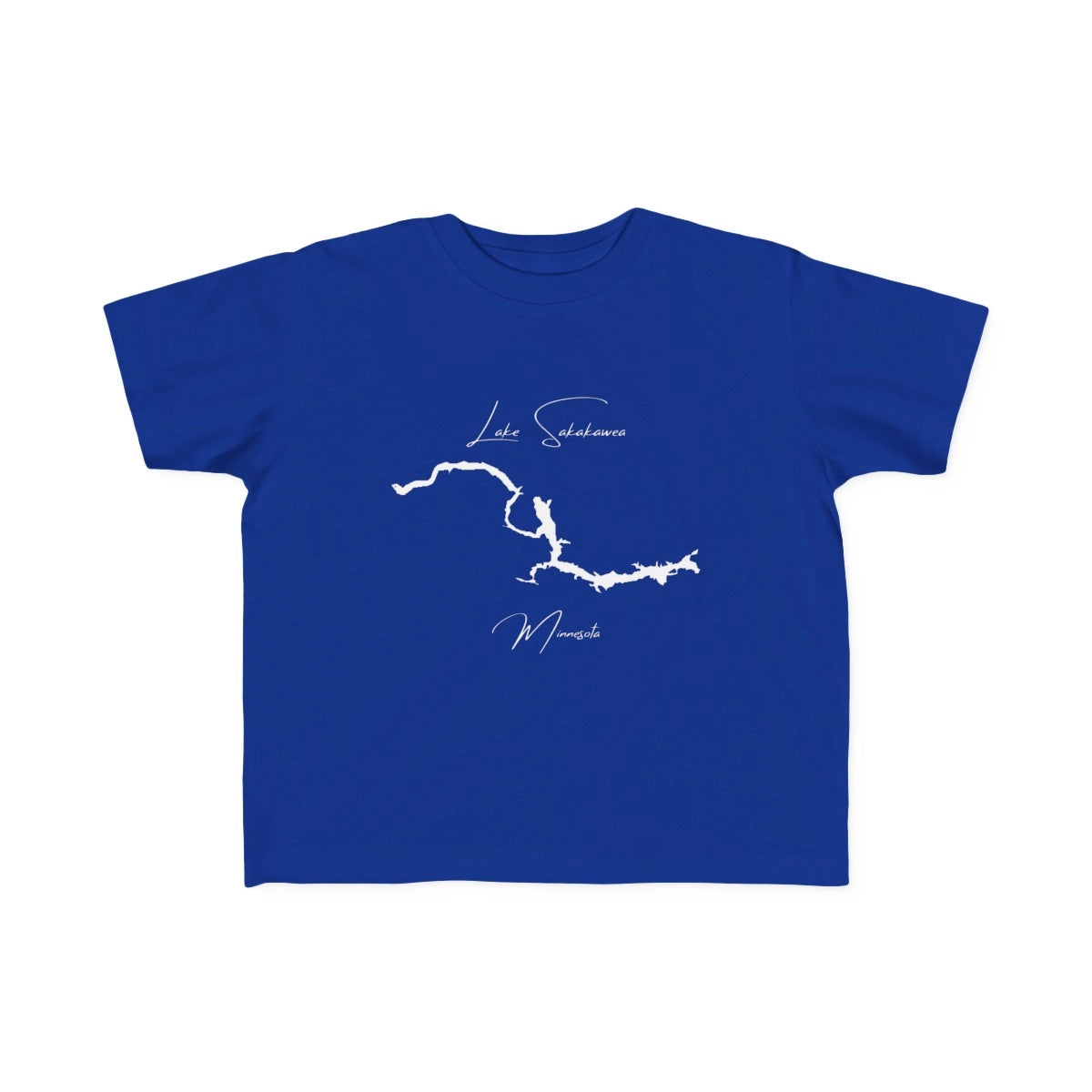 Minnesota  Lake  Sakakawea  Toddler  T-shirt  front  position  view  from  front  royal.webp
