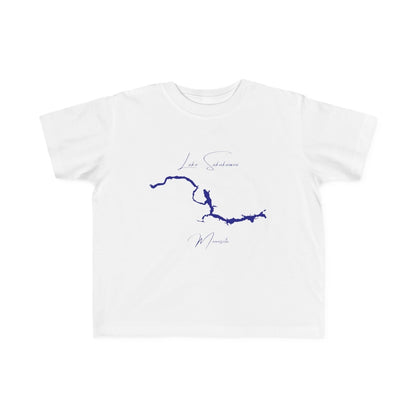 Minnesota  Lake  Sakakawea  Toddler  T-shirt  front  position  view  from  front  white.webp