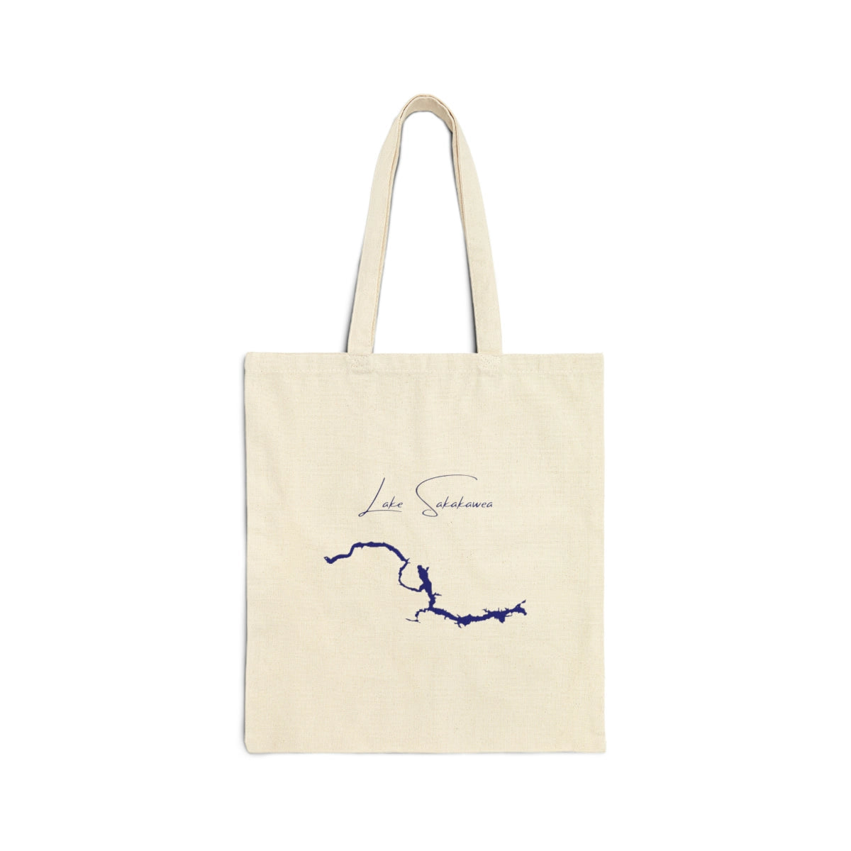 Minnesota  Lake  Sakakawea  Tote  Bag  front  position  view  from  front  15  x  16.webp