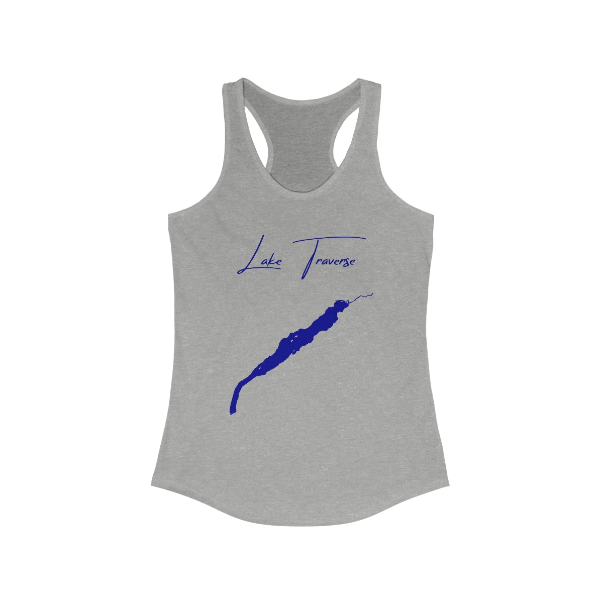 Minnesota  Lake  Traverse  Racerback-Tank  front  position  view  from  front  heather  grey.webp