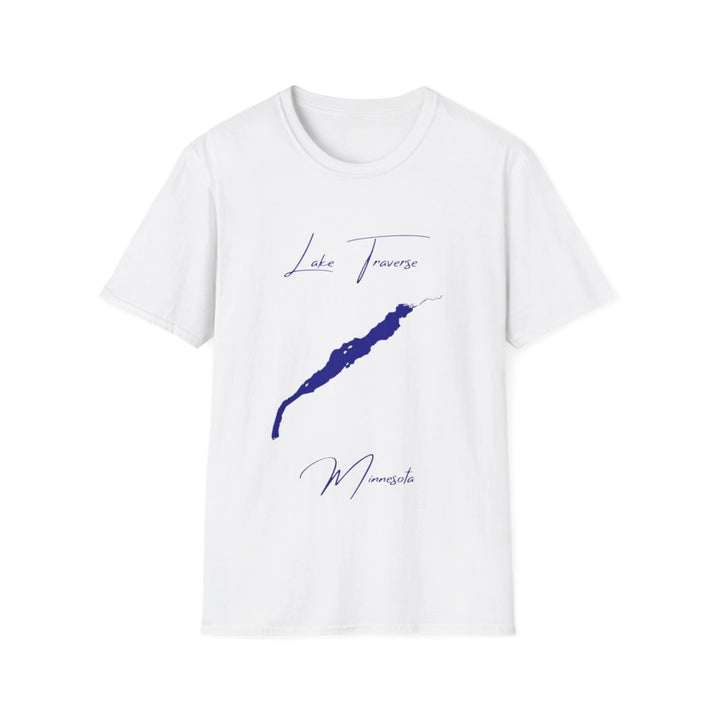 Minnesota  Lake  Traverse  T-shirt  front  position  view  from  front  white.webp