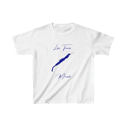 Minnesota  Lake  Traverse  Youth  T-shirt  front  position  view  from  front  white.webp