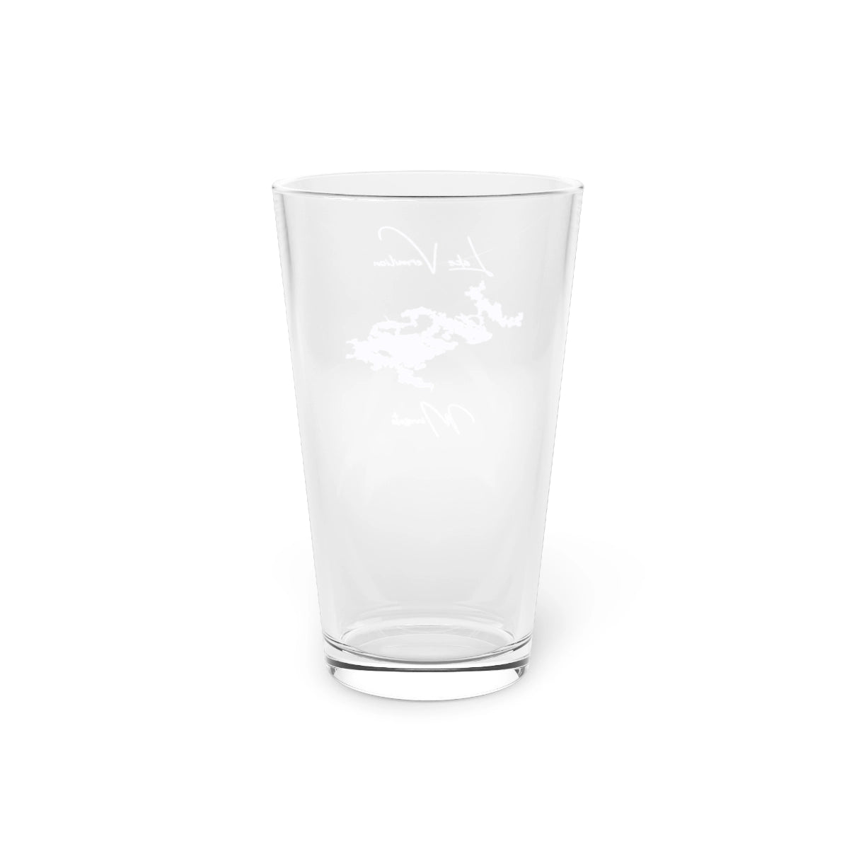 Minnesota  Lake  Vermilion  16oz  Pint  Glass  front  position  view  from  back  16oz.webp