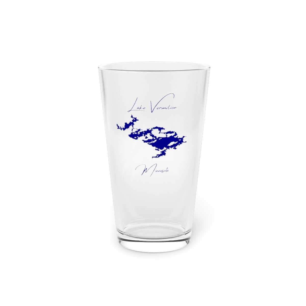 Minnesota  Lake  Vermilion  16oz  Pint  Glass  front  position  view  from  front  16oz.webp